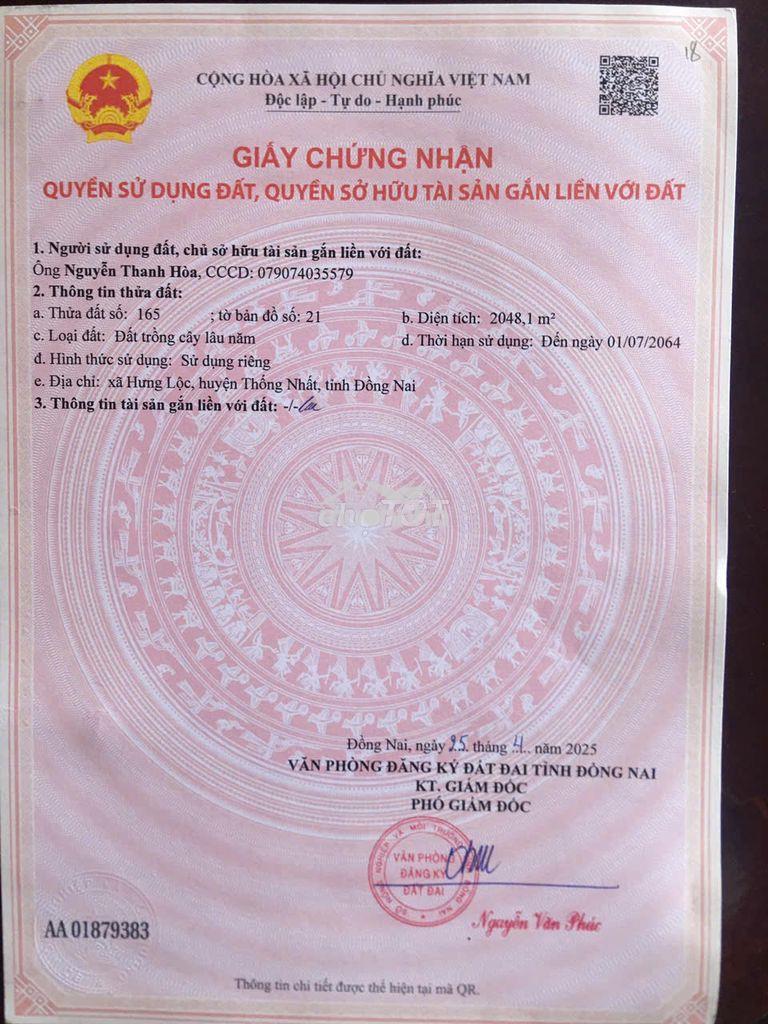 Bán rẻ đất thổ cư ngang 10m dài 27m (270m2 cho 2 nền) giá 1,38 tỷ - Ảnh 2