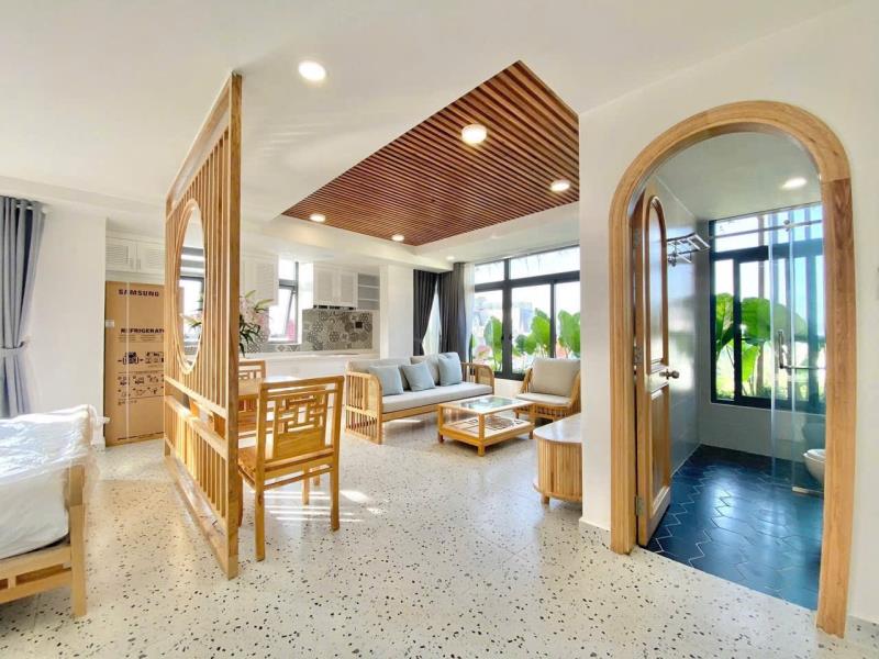 Cho thuê căn hộ cửa sổ đón nắng cực xinh ngay khu ẩm thực phan xích long tiện đi q1, q3, bình thạnh - Ảnh 2