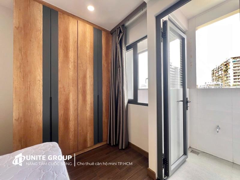 Hot siêu phẩm căn hộ ban công tone gỗ 40m2 full nội thất ngay ngô tất tố gần cầu thị nghè giáp quận 1,3 khu an ninh dân trí cao - Ảnh 3