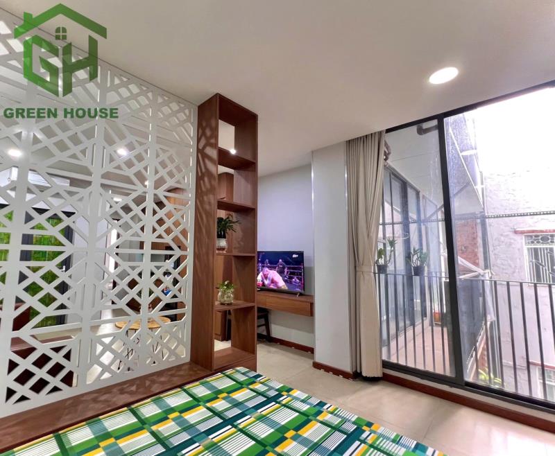 Cho thuê căn hộ 45m2 vách ngắn tách bếp ban công full nội thất mới 100% ngay xô viết nghệ tĩnh gần cầu thị nghè giáp quận 1,3 khu an ninh tốt 
