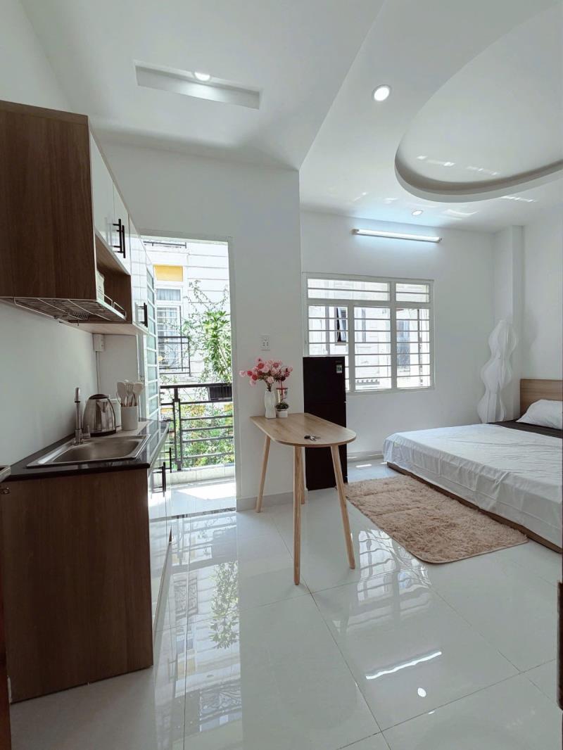Cho thuê căn hộ - 35m2 - có ban công - full nội thất - gần đh văn lang - nguyễn xí, bình thạnh - Ảnh 2