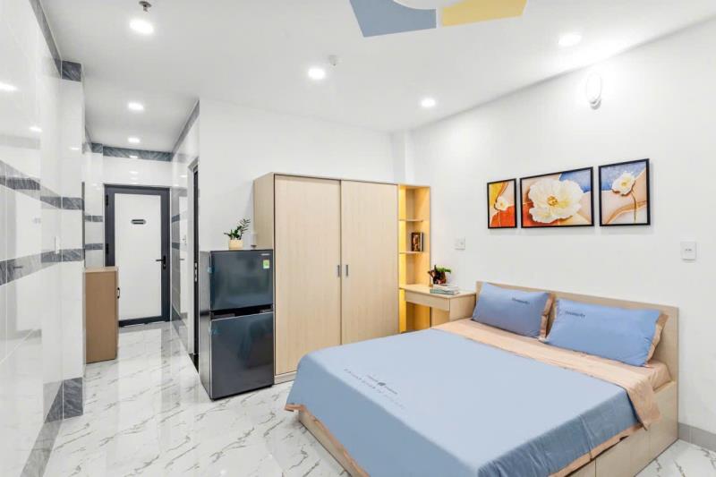 Căn hộ ban công thoáng đường lê trực bình thạnh, dễ dàng đi phú nhuận, gò vấp - gần vlu, iuh, uef - Ảnh 2
