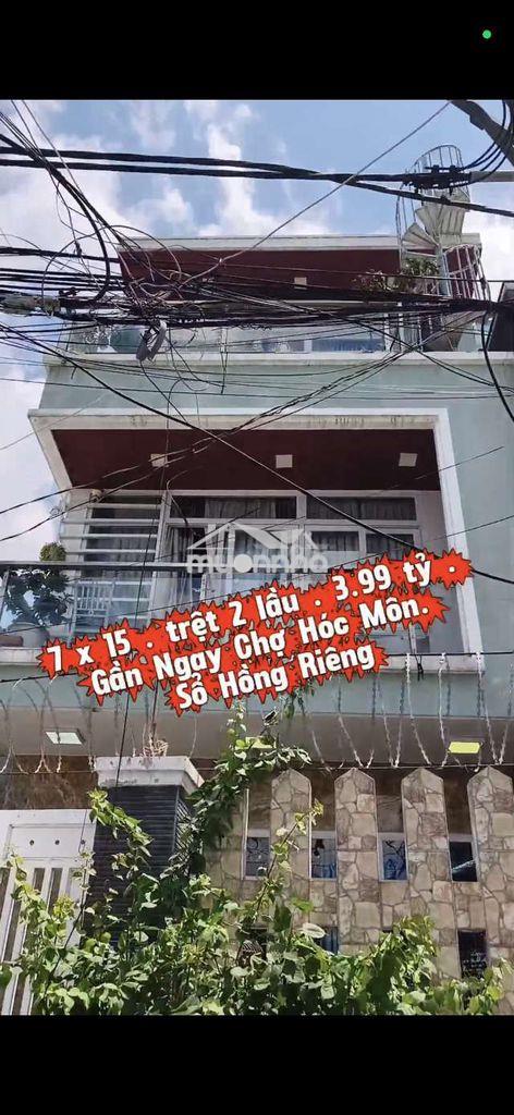 Nhà 3 tầng - ở ngay - còn chính chủ 7mx15m . ngộp bán giá tốt