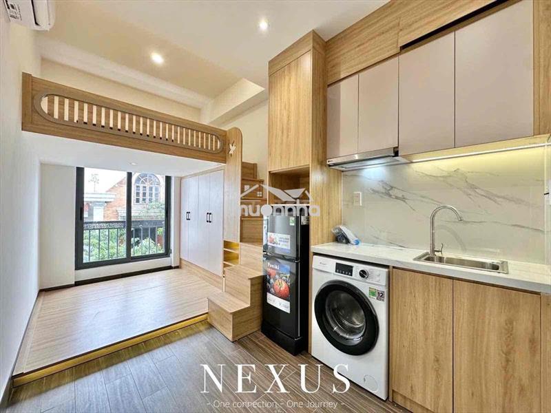 Cho thuê căn duplex gác ban công thang máy giặt riêng full nt gần q10