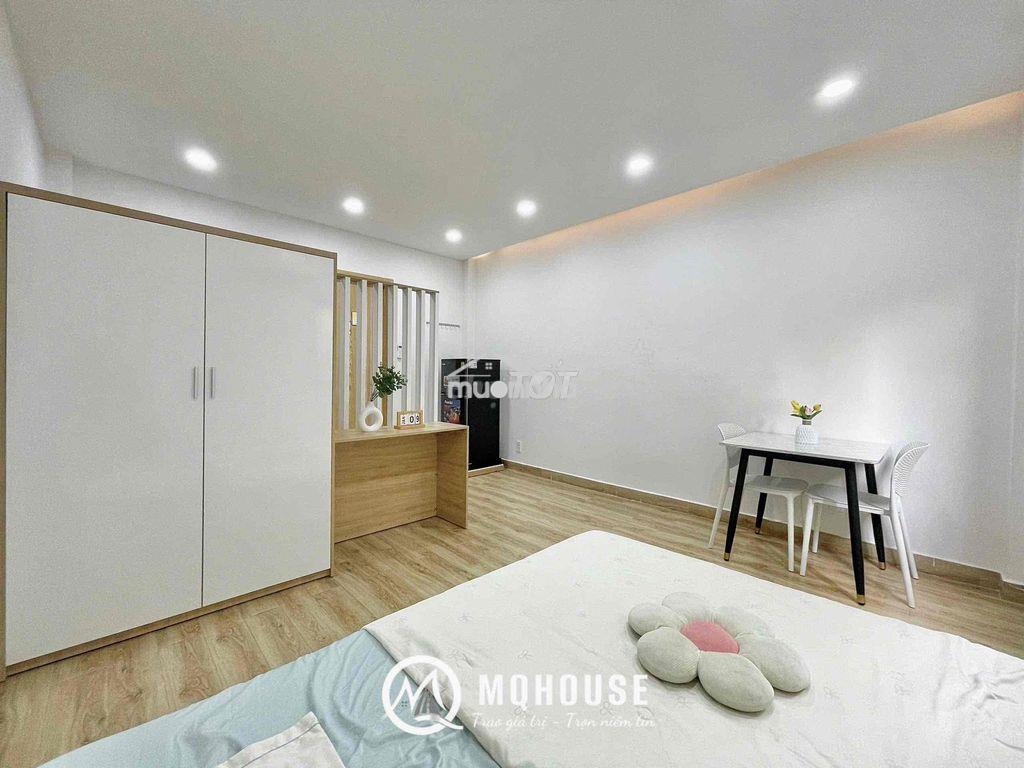 Cho thuê căn hộ dịch vụ mới xây studio cao cấp tách bếp full nội thất - Ảnh 3