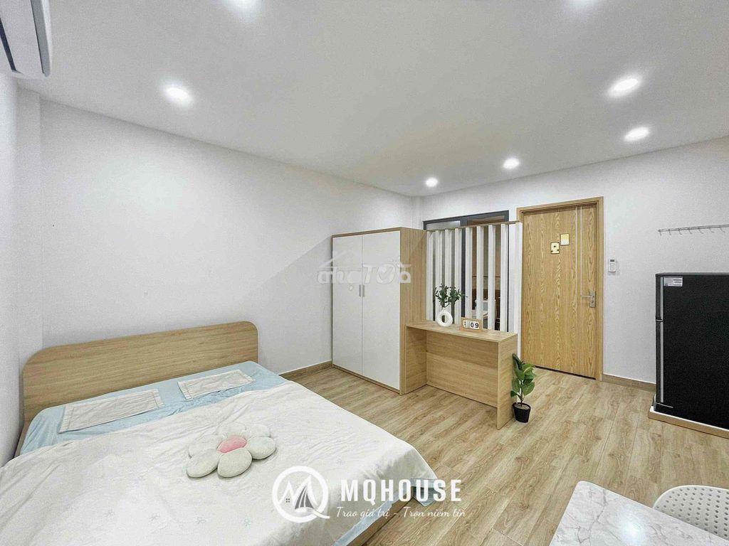 Cho thuê căn hộ dịch vụ mới xây studio cao cấp tách bếp full nội thất - Ảnh 2