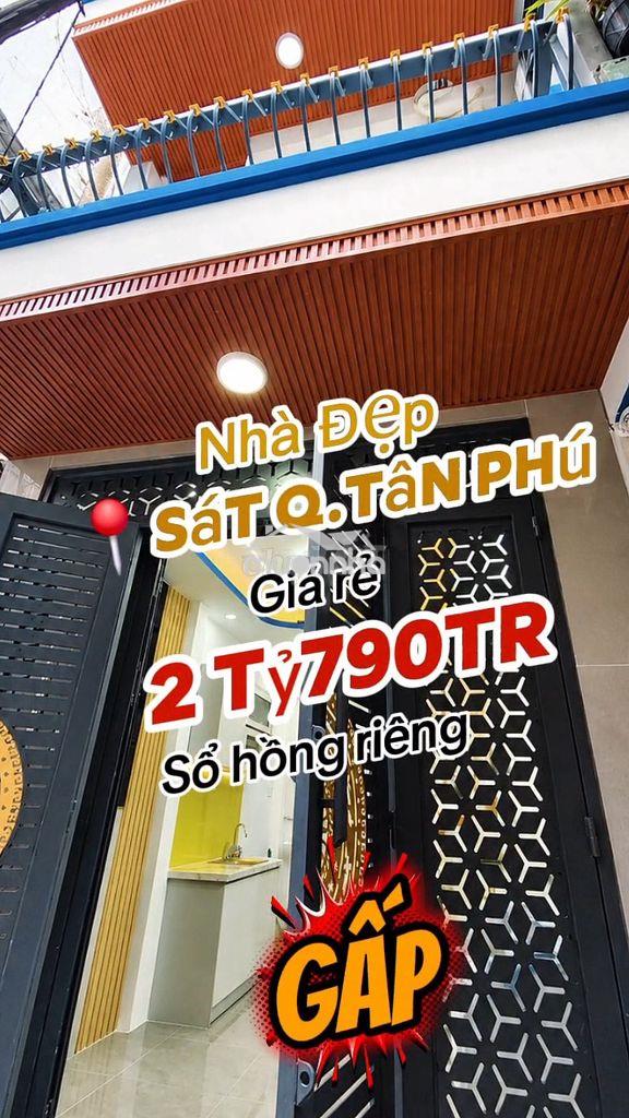 Nhà đẹp chỉ 2 tỷ hơn - sổ hồng riêng - 3 tầng btct - 2pn 2wc💥giá rẻ