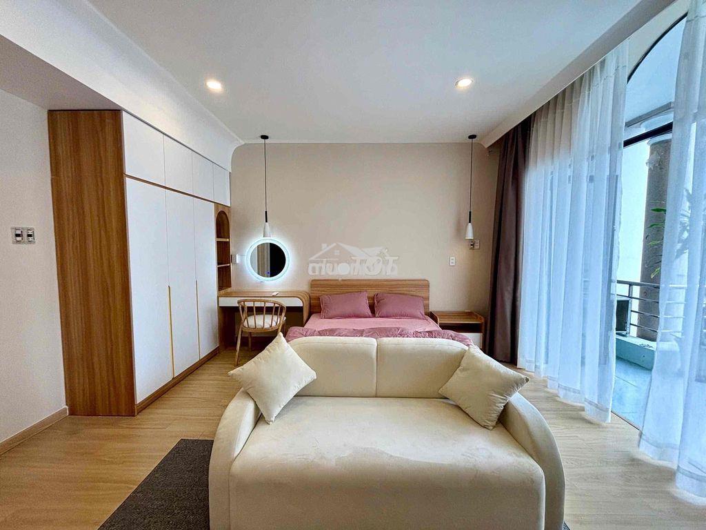 Cho thuê căn hộ 1pn ban công 55m2 gần đại học huflit, bách khoa - 3