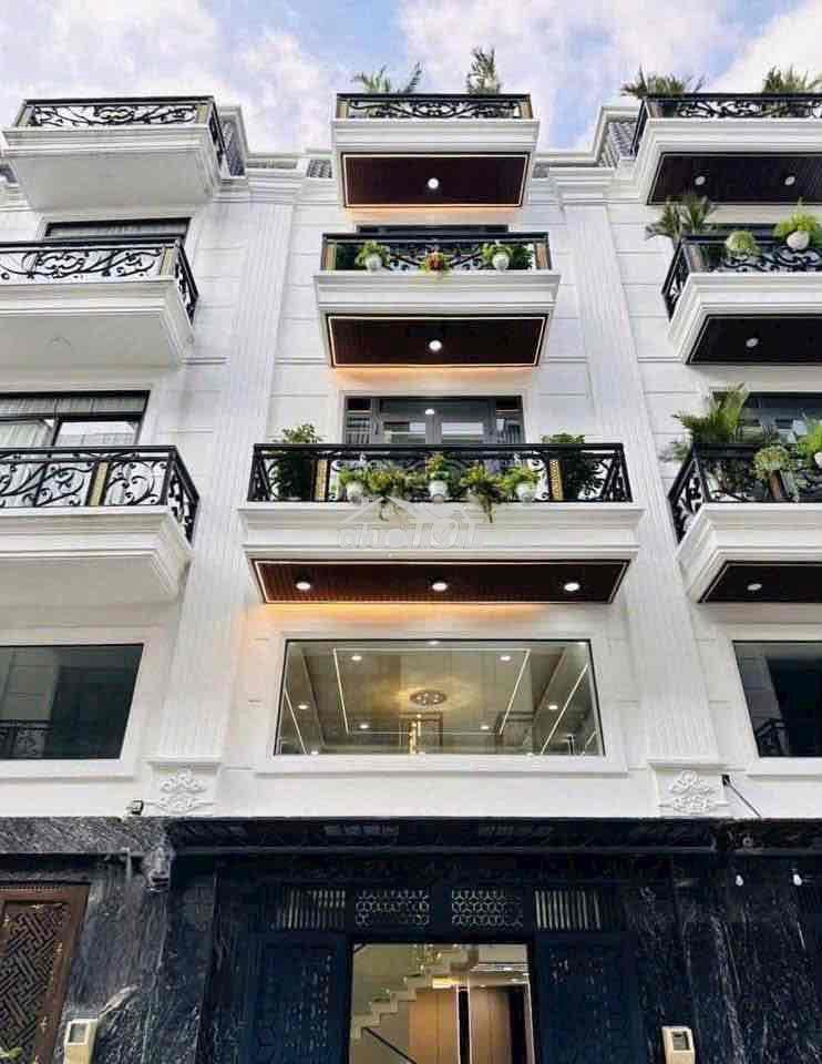 Cho thuê nhà mới 100% dt 250m2 1trệt 1lửng 3lầu 4pn 5wc sân thượng - Ảnh 2