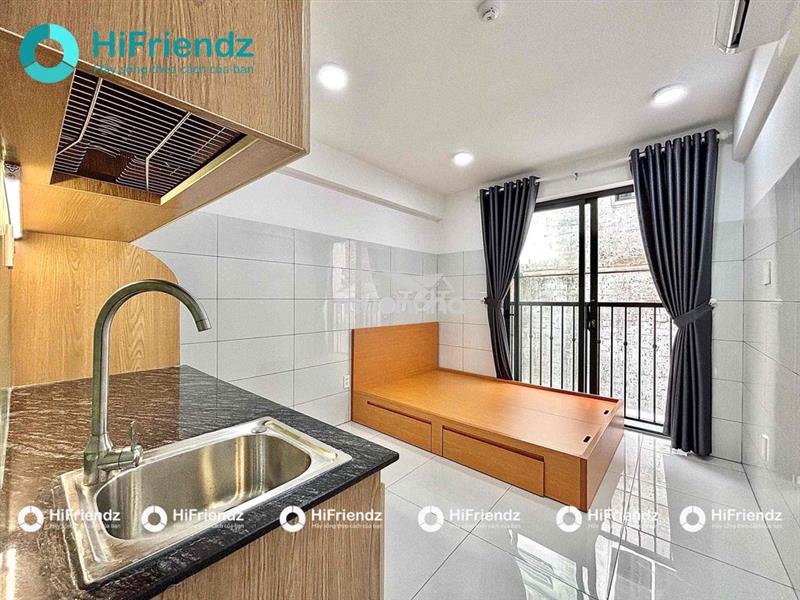 Studio ban công đầy đủ nội thất mới xây giá chỉ từ 4tr3 cầu tham lươn