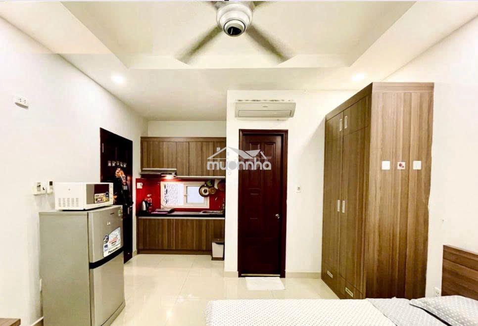 Căn hộ studio 25m2, 1pn, đủ nội thất, ở trung tâm, an ninh, pccc tốt - Ảnh 2