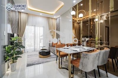Nhận nhà ngay - diamond boulevard 6 tr/tháng, 2pn, 2wc - full nt