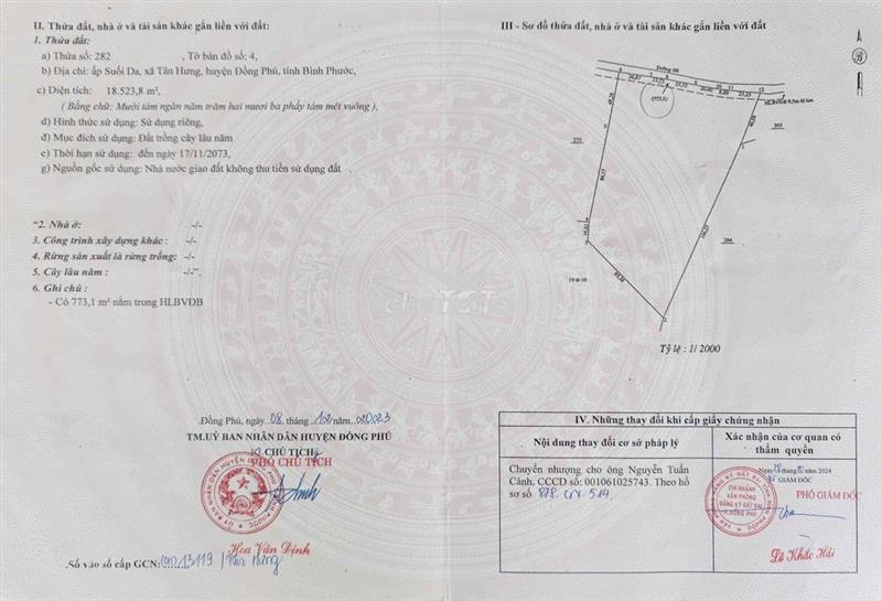 Chính chủ đang ngộp ngân hàng cần bán gấp  1.8 ha đất vườn