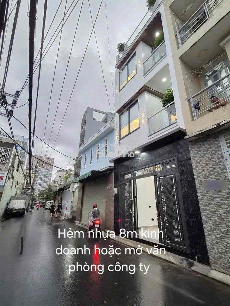 Nhà mới 4 tầng hẻm nhựa 8m lương thế vinh tân phú, 4.5x11m, 5pn,shr