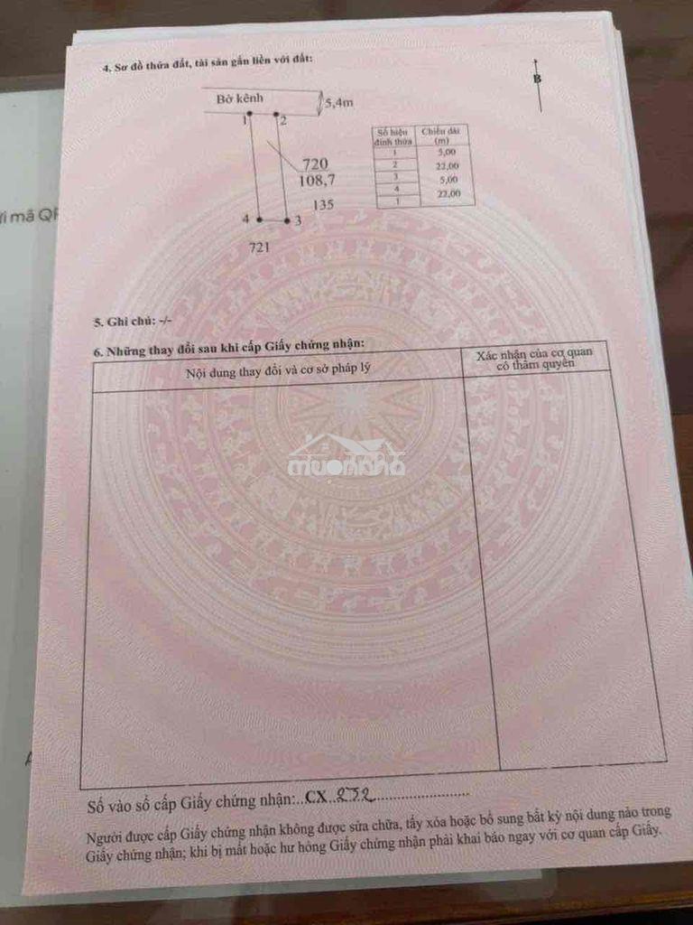 Cần bán mt kênh 19/5,gần trạm y tế tân lân, trường học th & cơ sở - Ảnh 3