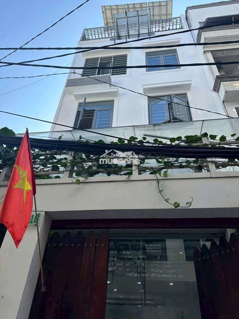 Nhà 8pn – 9wc, 5 lầu + thang máy | phạm viết chánh – q1 | 80tr