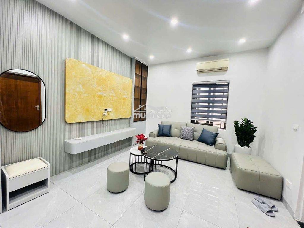 Cho thuê tập thể tầng 3lạc trung 120m2 3 ngủ full đồ mới - Ảnh 2