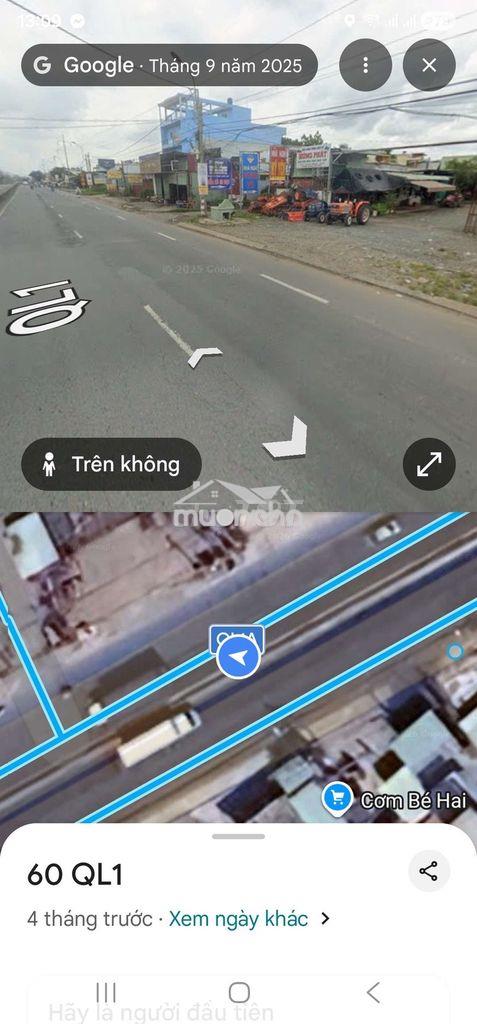 Đất thổ măt tiền quốc lộ 1a góc 2 măt tiền full thổ cư 1148m - 3