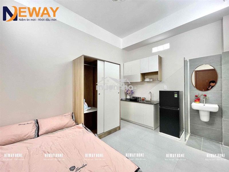 Căn hộ dịch vụ mini đủ nội thất mới xây 100% siêu xịn xò