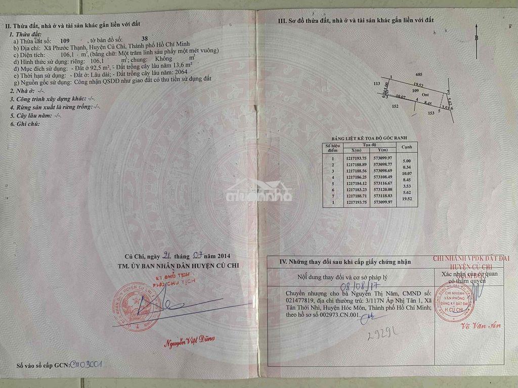 Chính chủ cần bán nhà cấp 4, shr, hẻm 1 sẹc, hxh, đường huỳnh thị lớn - 3