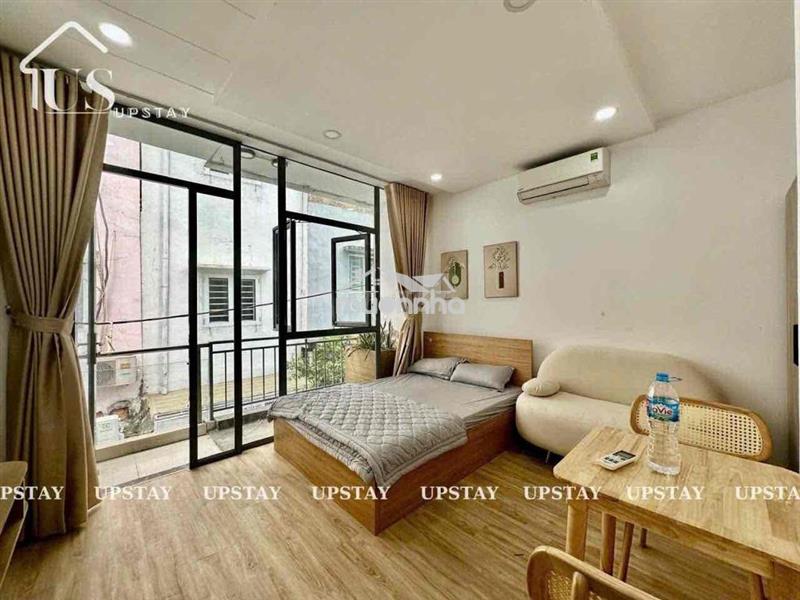 Cho thuê căn hộ 1pn ban công thoáng full nội thất ngay trần quang khải