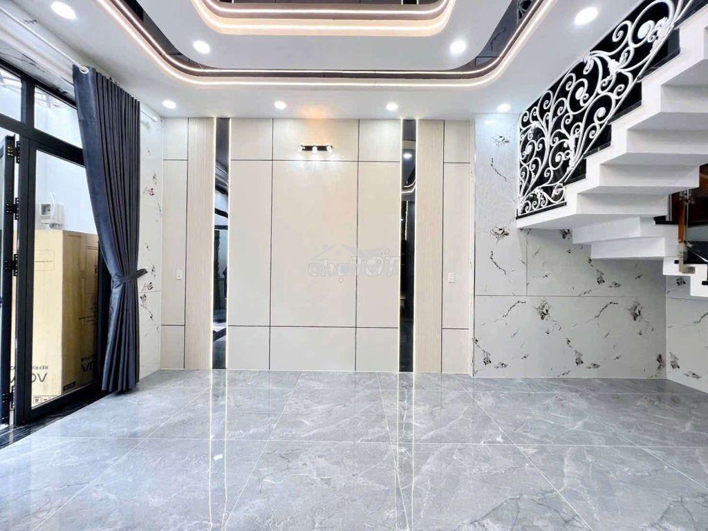 Bán nhà xây mới 5x15m đúc 1trệt 3 lầu hẻm 6m lê văn khương - Ảnh 4