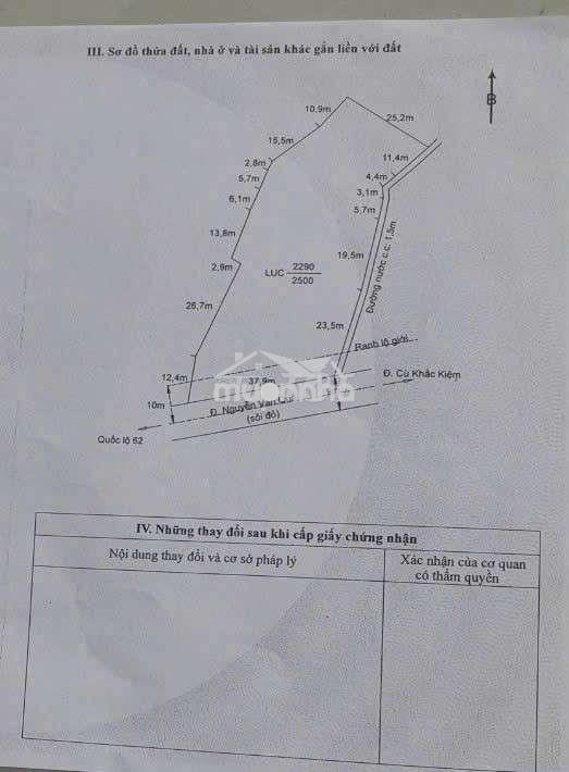 2,5 công đất mt đường nguyễn văn quá, lợi bình nhơn tp tân an  - Ảnh 4