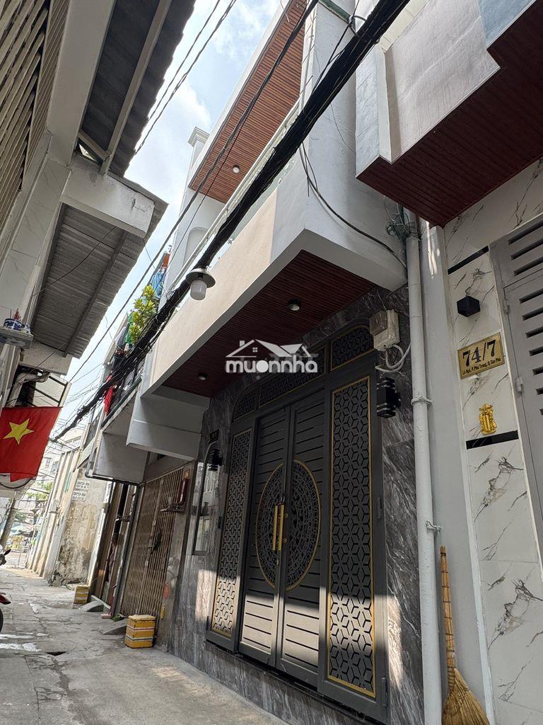 Nhà mới đẹp ngang 4,2m hiếm khu lê ngã giáp tân bình và q11
