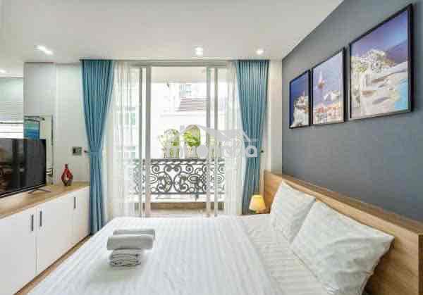 Căn hộ studio full nội thất có ban công thoáng ngay gần thảo cầm viên