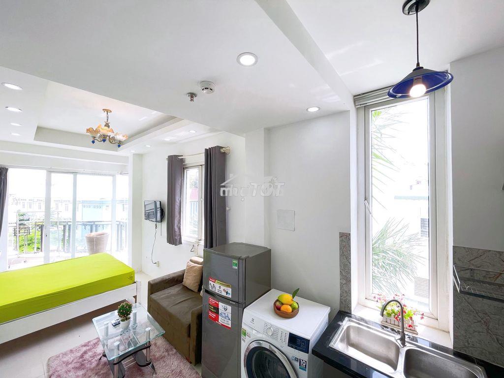 Studio ban công siêu chill - full nội thất cao cấp - lê văn sỹ -  q3 - 4