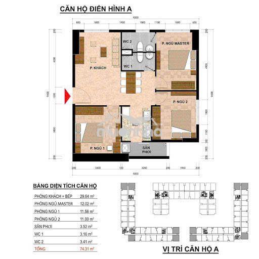Bán căn hộ 3 phòng ngủ giá đầu tư - Ảnh 3