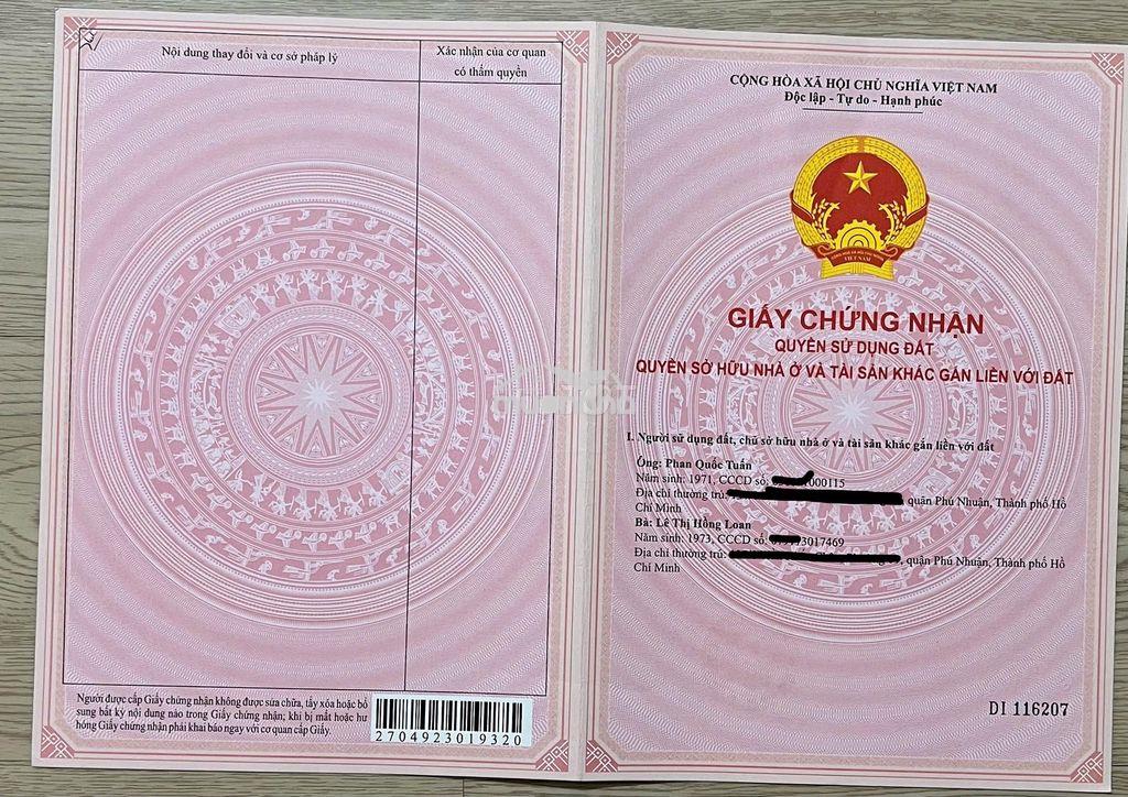 Bán nhà trung tâm phú nhuận, trần khắc chân, sổ mới 2023, giá 3,55tỷ - Ảnh 4