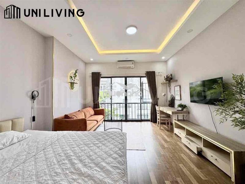 Studio ban công full nt kế bên emart phan huy ích