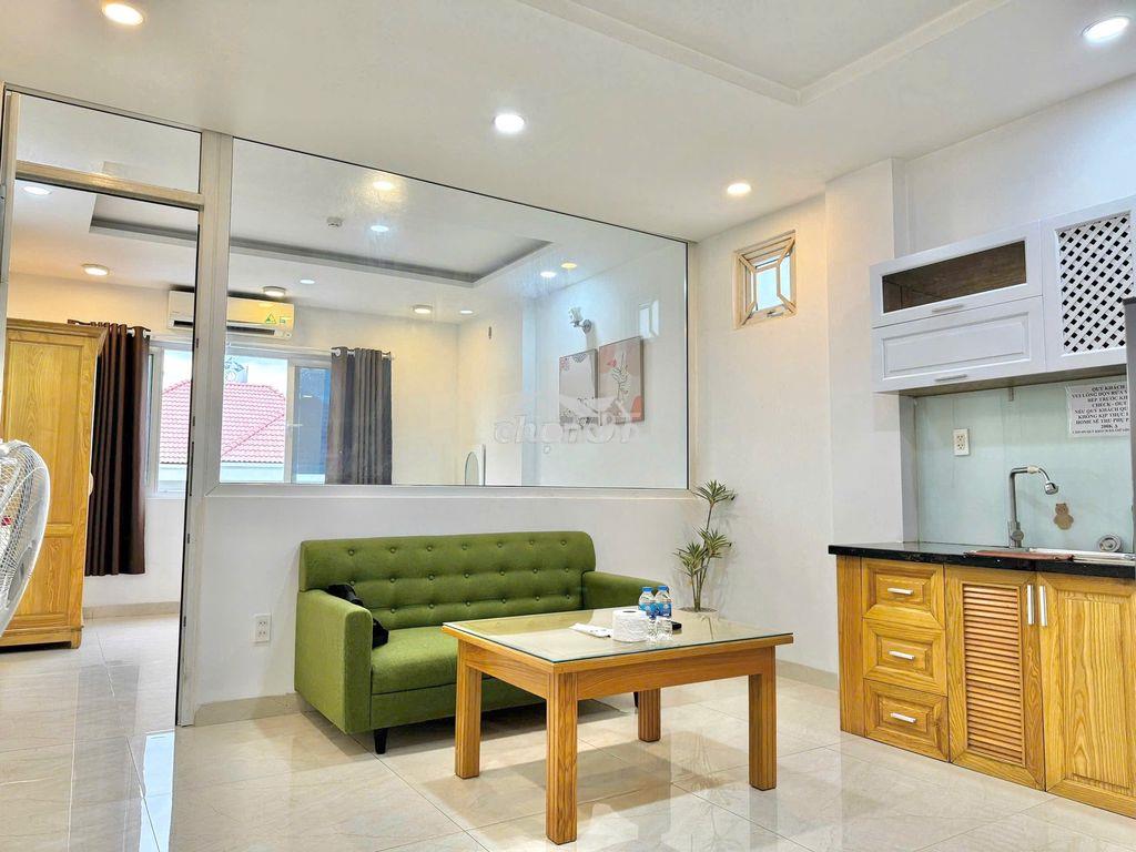 Chdv 1pn+1pk rộng 50m2 ngay chung cư hà đô, toà nhà viettel, ueh,bku  - Ảnh 3