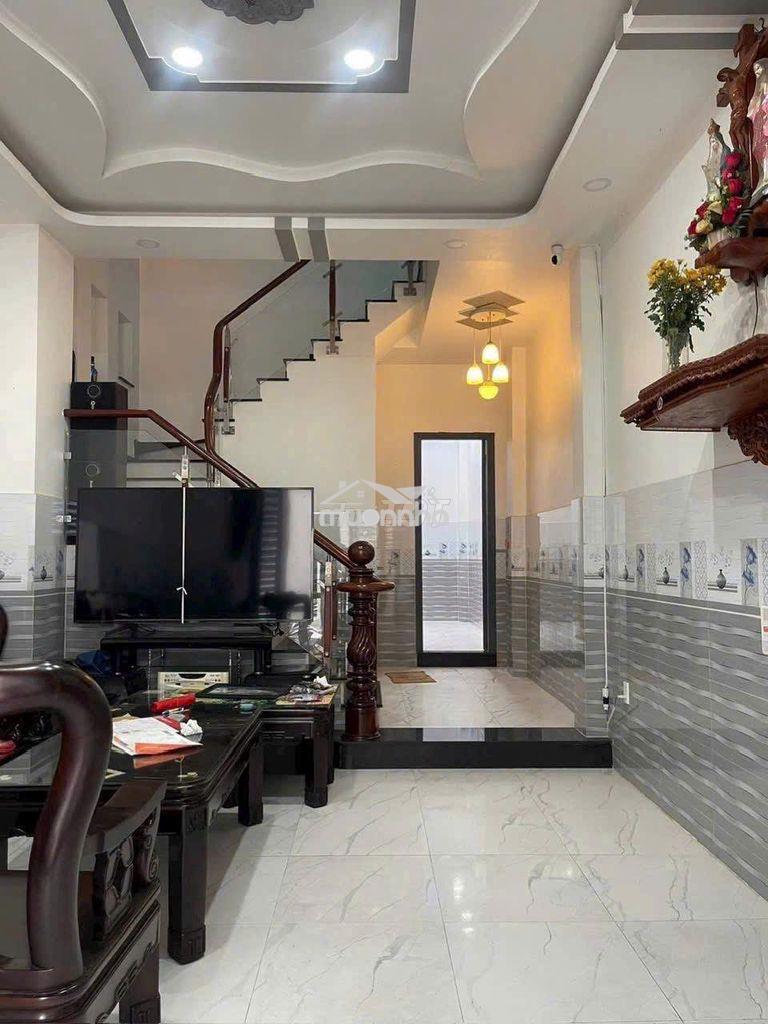 Nhà gần ngã tư ga q12 1 lầu hẻm xe hơi - Ảnh 3