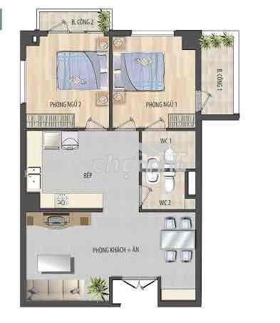 Gấp bán căn hộ cc thới an - 72m2 - 2pn - nhà đẹp ở ngay - Ảnh 2