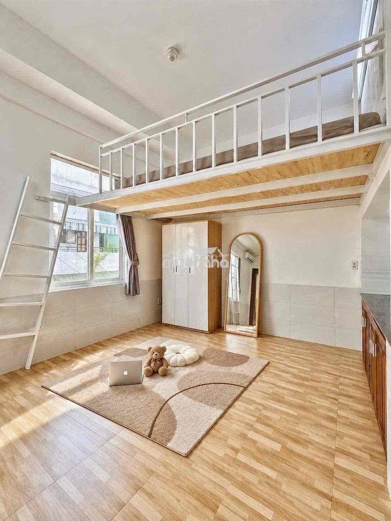 Chdv duplex full nt, cửa sổ trời siêu thoáng gần học viện hàng không