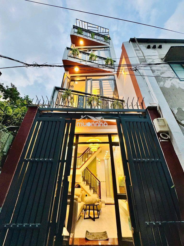 Nhà mới kinh dương vương, 39m2, 4 tầng , 4pn 4wc, kế bên aeon bình tân