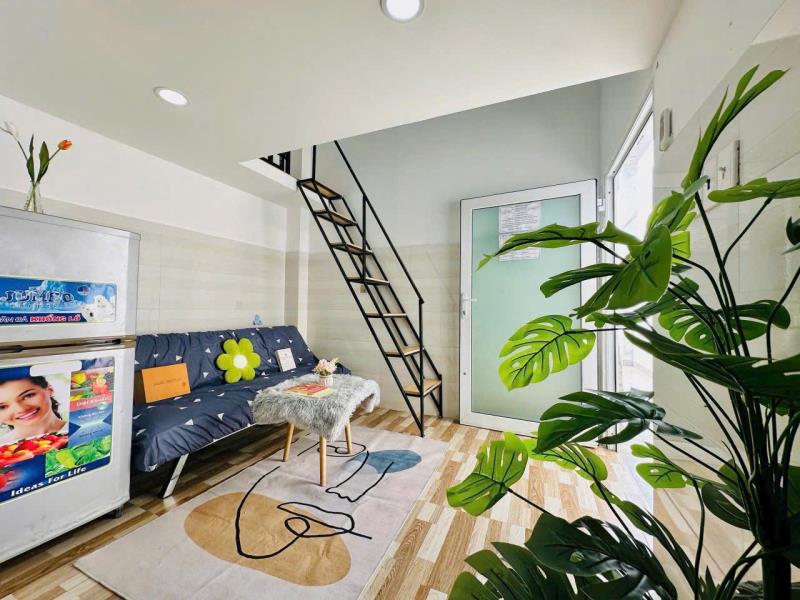Phòng trọ gác tân bình duplex gần đại học văn hiến - Ảnh 2