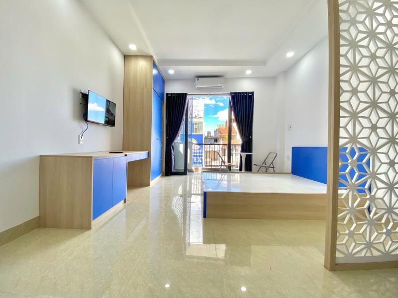Cho thuê căn hộ full nội thất, ban công rộng – xô viết nghệ tĩnh, bình thạnh | gần ftu2, uth, hutech