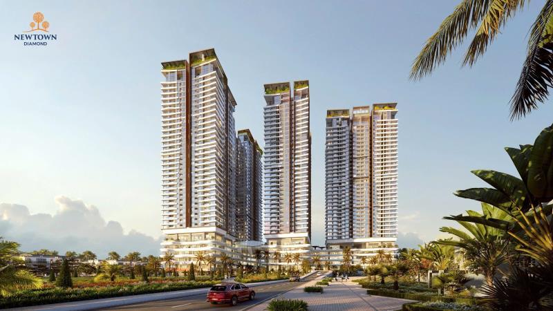 Bán căn 1pn trực diện biển đà nẵng chỉ 2.7 tỷ - newtown diamond - Ảnh 2