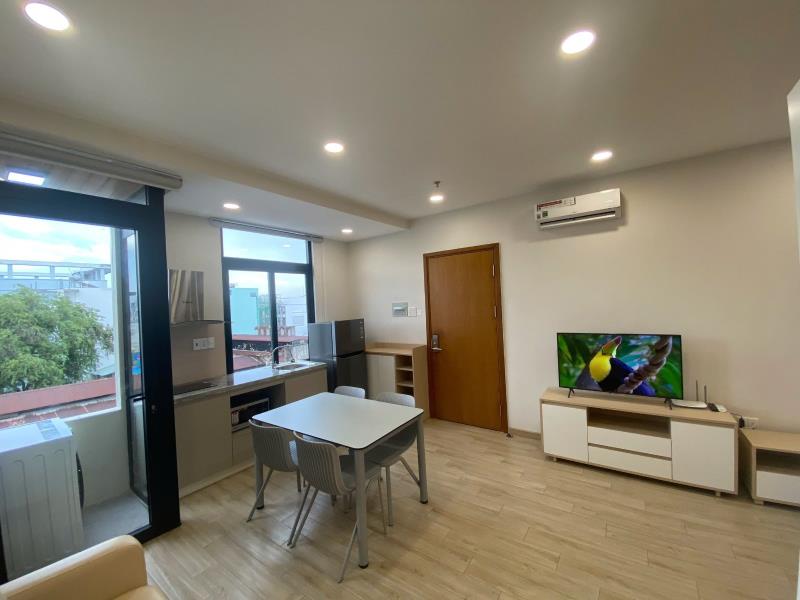 Cho thuê căn hộ studio balcon rộng 45m2 full nội thất ngay nơ trang long  - Ảnh 3