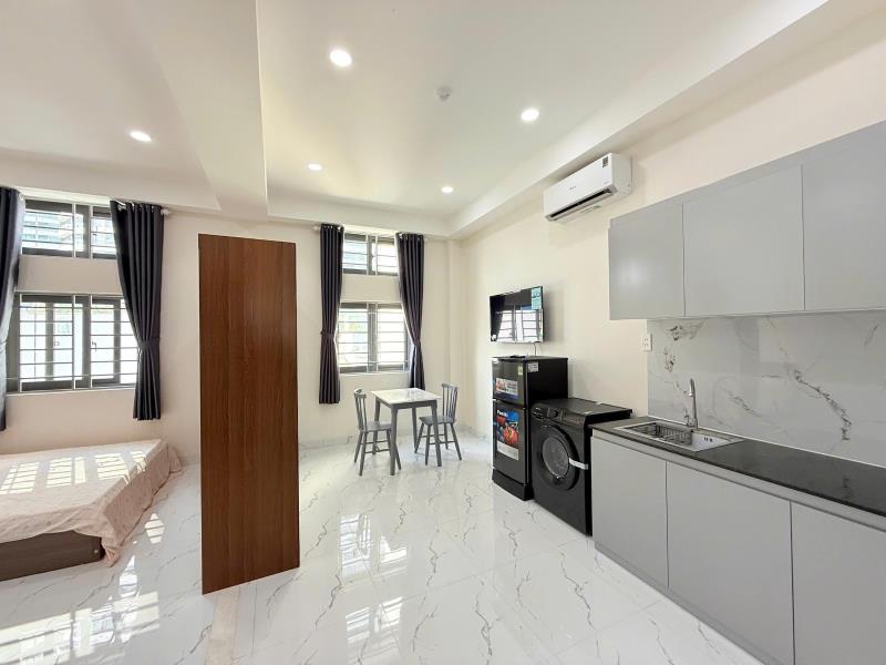 Khai trương căn hộ tách bếp, cửa sổ lớn, máy giặt riêng  xô viết nghệ tĩnh, bình thạnh sát q1, hàng xanh - Ảnh 3