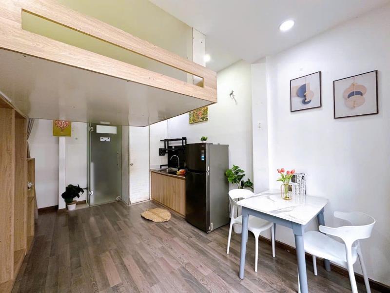 Cho thuê phòng có gác có cửa lớn thoáng full nội thất đường hồ văn huê quận phú nhuận, sát q1, q3 - Ảnh 4