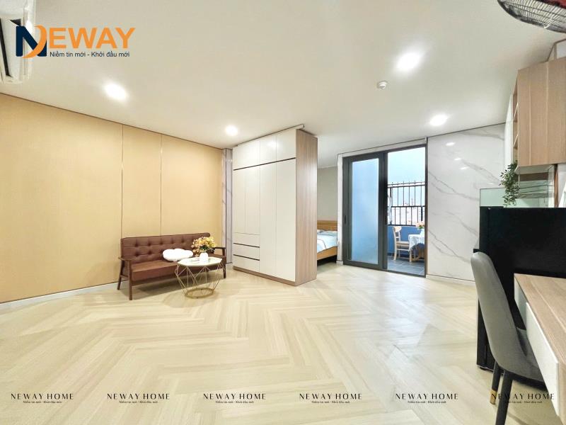 Studio tách bếp bancol | ngay aeon tân phú | full nội thất mới - nhà thang máy