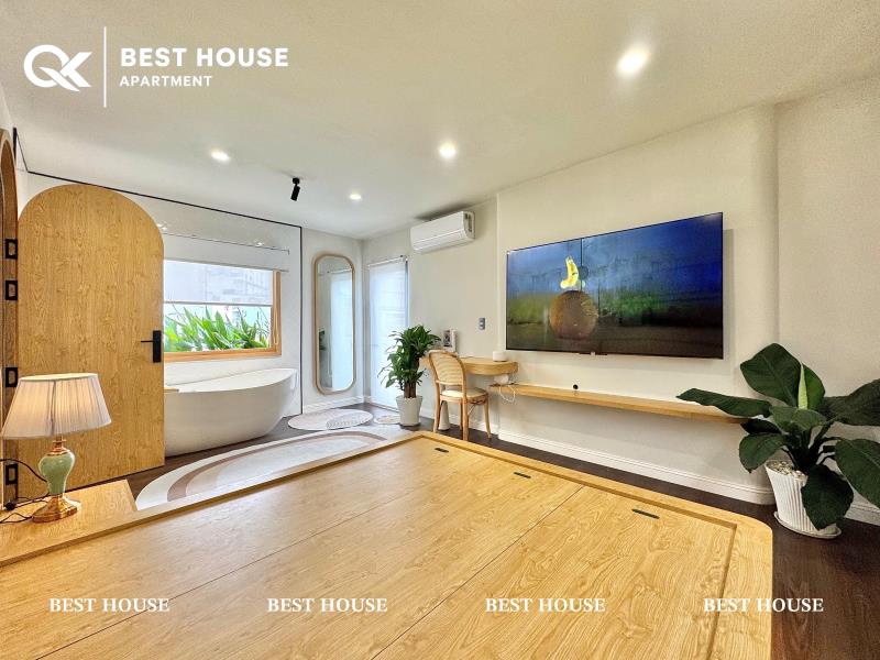🌿 Penthouse sân vườn 60m² – 1pn – full nội thất cao cấp 🌿