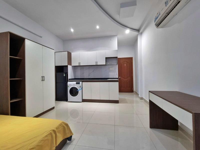 Căn hộ 1 phòng ngủ bancol ngay tăng bạt hổ quận bình thạnh _thang máy_full nội thất_cs máy giặt riêng ! - Ảnh 4