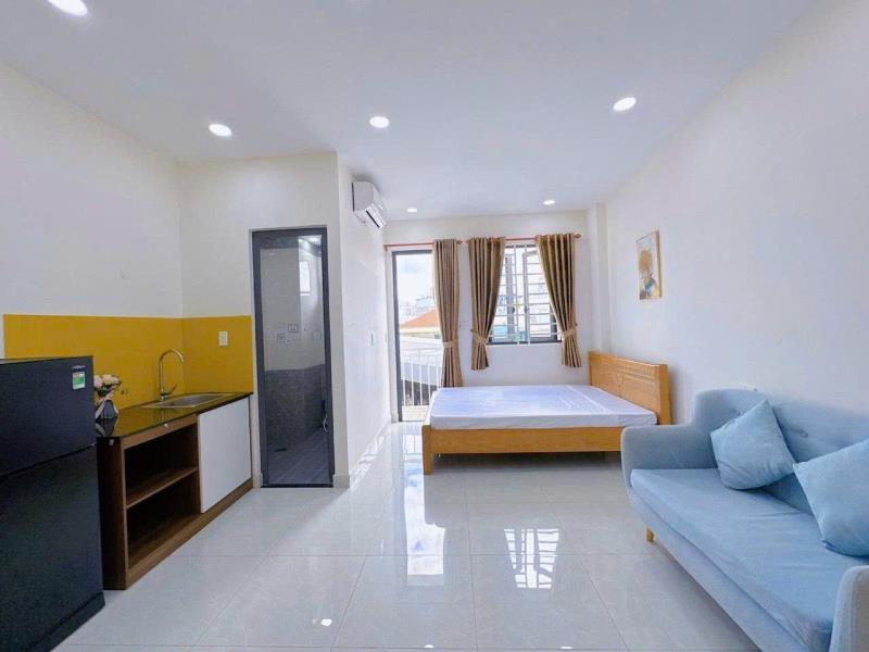 Cho thuê căn hộ ban công rộng, full nội thất gần chợ bà chiểu – nguyễn văn đậu, bình thạnh