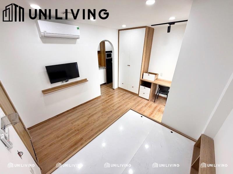 Cho thuê căn hộ studio ban công có máy giặt riêng ngay chợ bà chiều