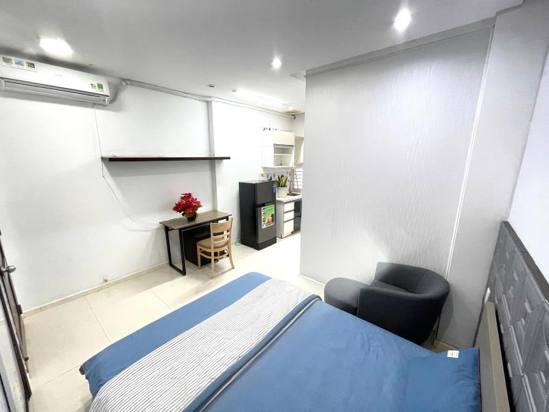 🏙️ Cho thuê căn hộ ban công thoáng mát, máy giặt riêng, full nội thất  võ trường toản bình thạnh | gần chợ bà chiểu, hàng xanh & đại học hutech,gtvt - Ảnh 2